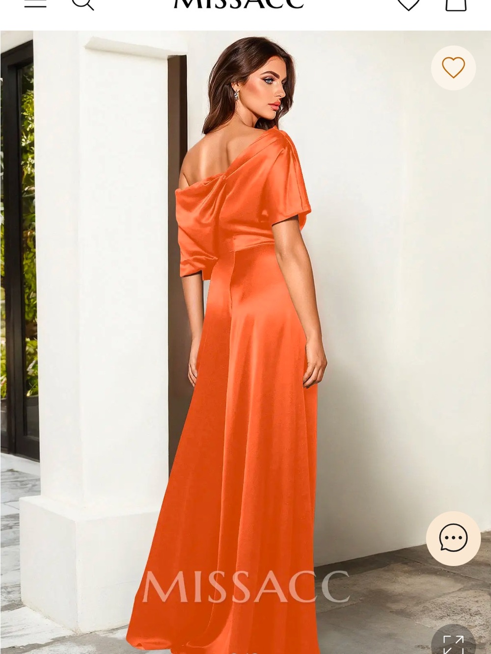 Orange Off-Shoulder Jumpsuit